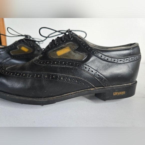 Men's Leather Spike Classics Golf Shoes - Picture 7 of 14
